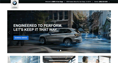 Desktop Screenshot of bmwserviceinsandiego.com